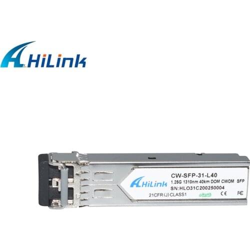 Free Shipping! Single Mode Dual LC 1.25G 1310nm 40km CWDM SFP