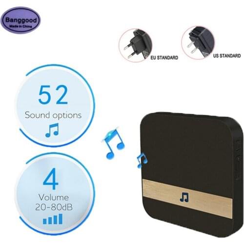 M1D 10-110dB 433MHz Wireless Wifi Smart Video Doorbell Chime Music Receiver Home Security Indoor Intercom Door Bell Receiver