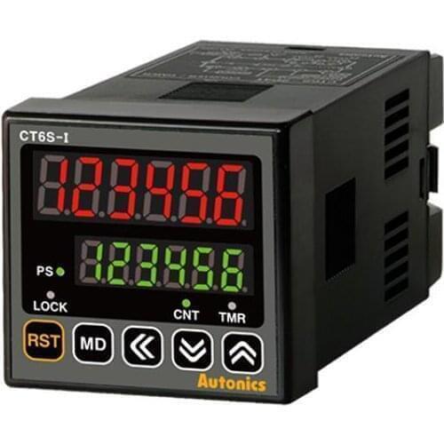 CT6S-I4 Counter/Timer, W48xH48mm, 6-Digit, LED, Indicator Only, PNP or NPN Input, 100-240 VAC