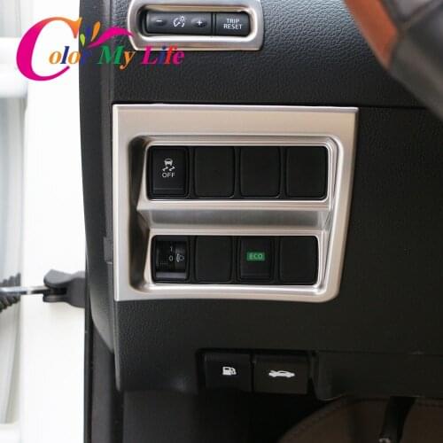 Color My Life Head Lights Lamp Switch Cover Trim Sticker for Nissan Qashqai J11 X-trail Rogue T32 LHD 2014 - 2020 Accessories
