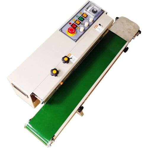 FRD-1000 ink wheel color printing automatic continuous sealing machine Plastic sealing machine for food packaging