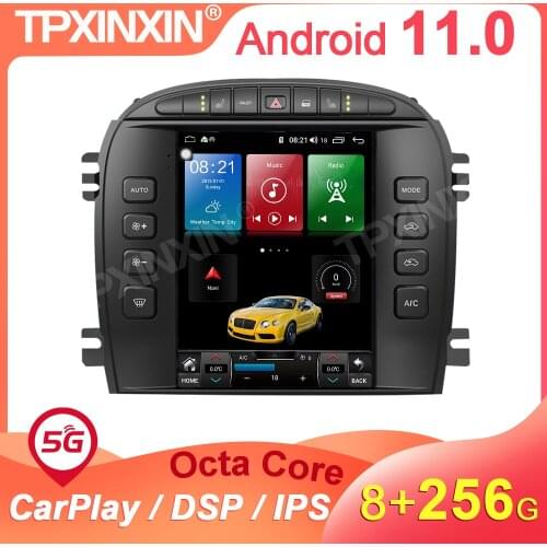 IPS Android 10.0 128GB For Jaguar S-type 2004-2009 Multimedia Player Car GPS Navi Auto Radio Tape Recoder Head Unit DSP Carplay