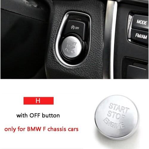 Car Engine Start Stop Button Replace Cover For BMW F Chassis F10 F15 F25 F30 F34 F48 G30 G11 1 3 4 5 6 7 series X1 X3 X4 X5 X6