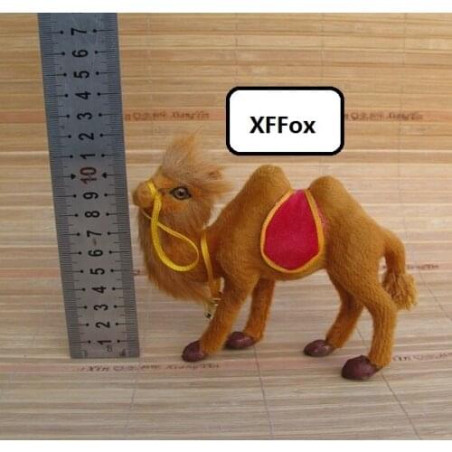 Mini simulation camel model polyethylene&furs real life camel doll gift 13x5x11cm xf2227