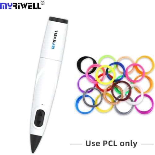 Myriwell 3d Printing Pen for Children 1.75mm PCL Filament 3D Graffiti Painting Pens with USB Toys Gift 3D Printer Pen Hobby