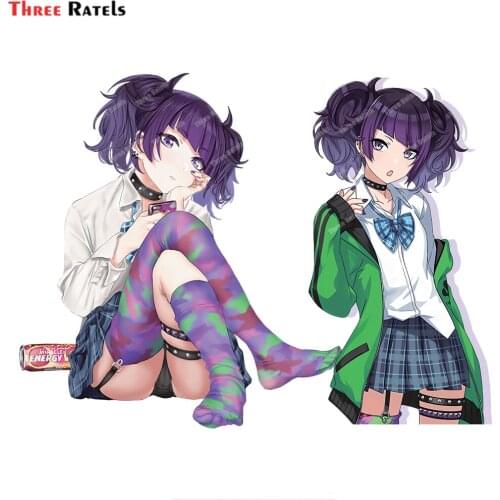 Three Ratels D163 Mamimi Tanaka Profile Stickers For Yamaha Motorcycle Car Accessories Decals