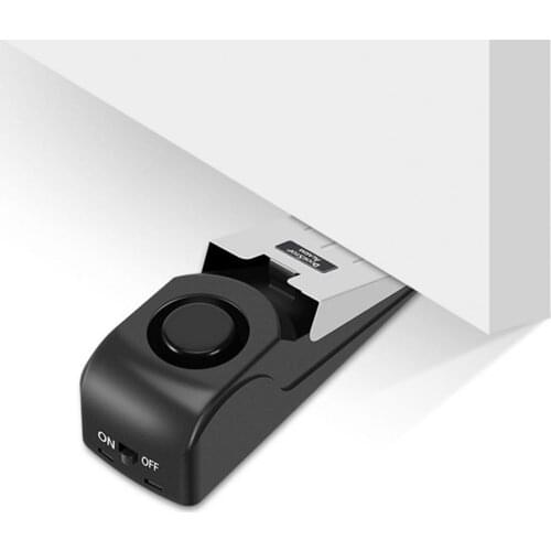 Anti-theft Practical Pressure-proof Protective Durable Door Stop Alarm Reminder Burglar Alarm Install-free for Hotel