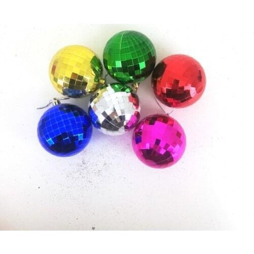 Christmas Tree Ornament Disco Balls 6 Pcs (7 Cm) christmas decorations рождественские украшения