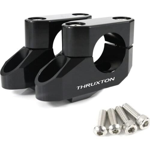 Fit For Triumph Thruxton 900 2009 2010 2011 2012 2013 2014 2015 25.4mm Handlebar Riser Back Moved Up Handlebar Mounting Risers