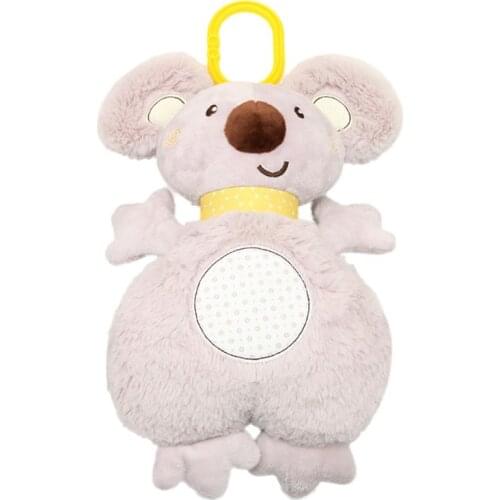 Newborn Baby Stroller Hanging Toy Cute Animal Doll Bed Hanging Plush Toy Teethers Rattle Bed Bell Activity Soft Toys Sleep Tool