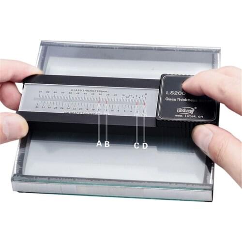 Glass Thickness Gauge single Double triple Pane thickness Single side Measurement Portable laser