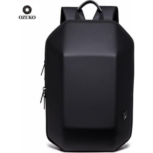 Ozuko Hardshell Backpack Motorcycle Cycling Sports Backpack Mens Business Waterproof Laptop Backpack Large Capacity