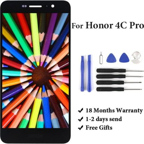 5.0''For 4C Pro LCD 1280x720 Touch Screen TIT-L01 Assembly Display Replacement Parts Free Shipping&Gift