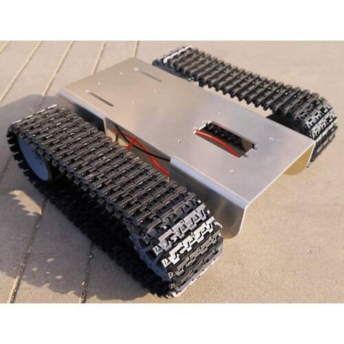 Smart Robot Tank Chassis Tracked Car Caterpillar with 2pcs 12V Motor for Arduino 51 Raspberry Pi DIY Project Parts