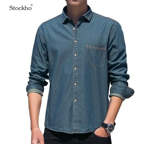 Stockho Mens Denim Shirts
