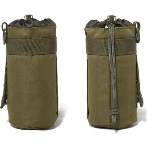 550ML Water Bottle Pouch Tactical Molle Kettle Pouch Pocket Water Bottle Holder Army Gear Bag 6 Colors