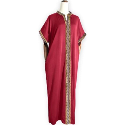 African Plus Size Dress African Traditional Dress Dashiki New Fashion Embroidered Straight Skirt Ladys Gown Summer Ethnic Style