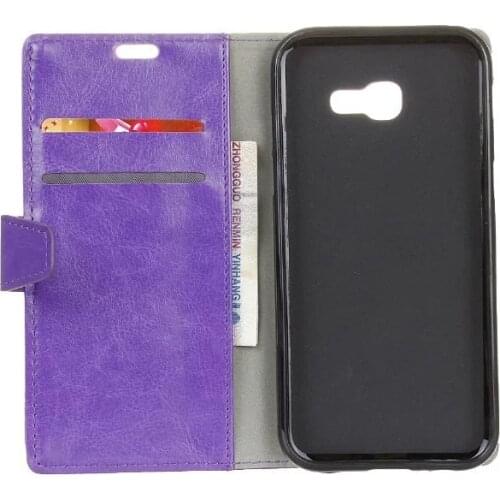 100pcs/lot free shipping Crystal Grain Wallet leather case Stand with card holder case for Samsung Galaxy X cover4 G890F