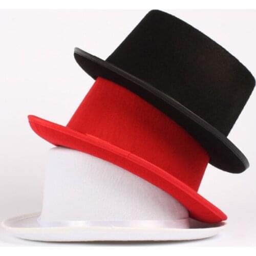3 colors magic hat magician hat performance hat top hat round cap