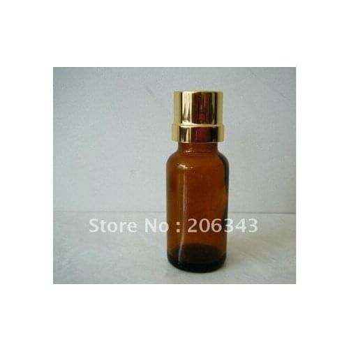 50ml brown/green/blue essential oil bottle with gold electronic aluminum +glass dropper