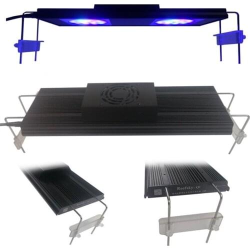 Fish tank seawater coral light color development LED lamp aquarium fish tank light stand pure blue and white seawater culture