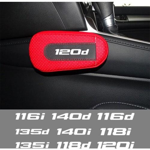 Car soft leather leg pads knee pads seat support elbow support For BMW 1 series E81 E82 E84 E87 E88 F20 F21 118i 120d