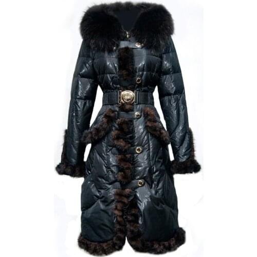 Royalcat Brand Women Coat 2020 winter Jackets Womens White Duck Down Jackets black long fashion slim down Parka X-long Coats
