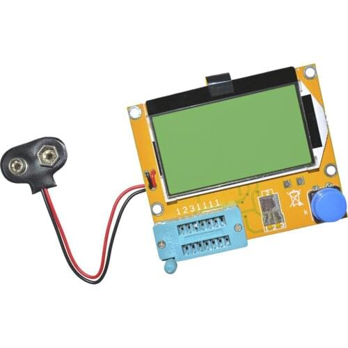 LCR-T4 Mega328 Digital Transistor Tester Resistance Capacitance Diode Triode Capacitance Resistance ESR Meter MOS PNP NPN LCR