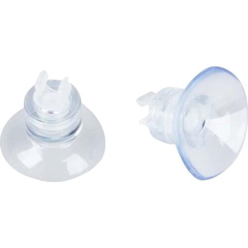 10Pcs 4mm Transparent Aquarium Suction Cup Air Tube Holder Sucker for Fish Tank Pump Oxygen Air Tube Fixing Clip Accessories