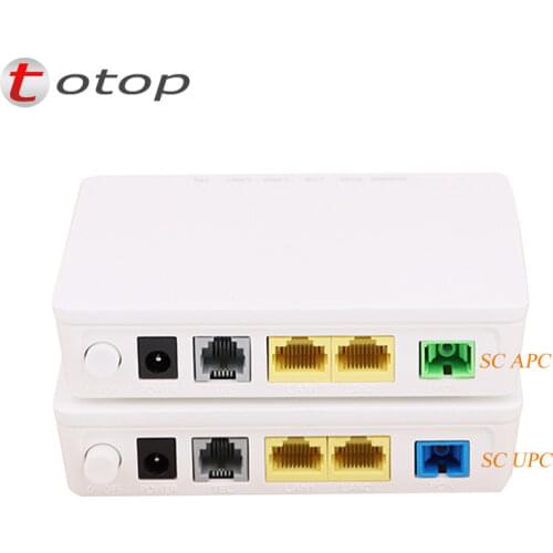 Huawei Echolife EG8120L GPON ONU ONT 1GE+1FE+1TEL Fiber Optical Modem Router, English Firmware, SC UPC / SC APC Interface