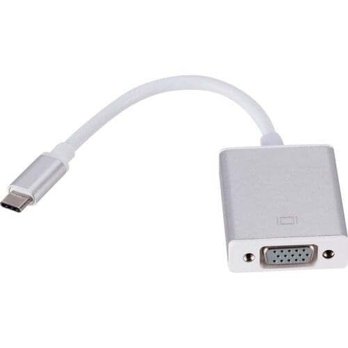ALLOYSEED Type C to VGA Cable USB 3.1 Type C Male Ultra-thin design to VGA Female Adapter Converter for MacBook Air 12 inch
