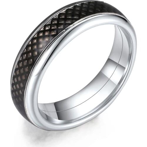 Cremo 2021 Stainless Steel Ring Rock Band Black Mystery Ring Interchangeable Bijoux Femme Finger Jewelry