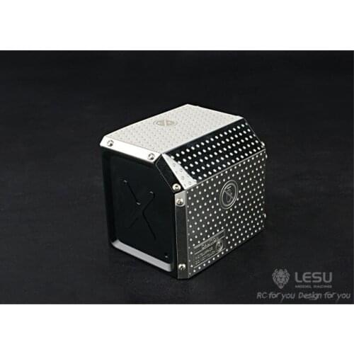 LESU Metal Exhaust Box D for 1/14 Tmy MAN Bz 1851 RC Tractor Truck Model TH02319