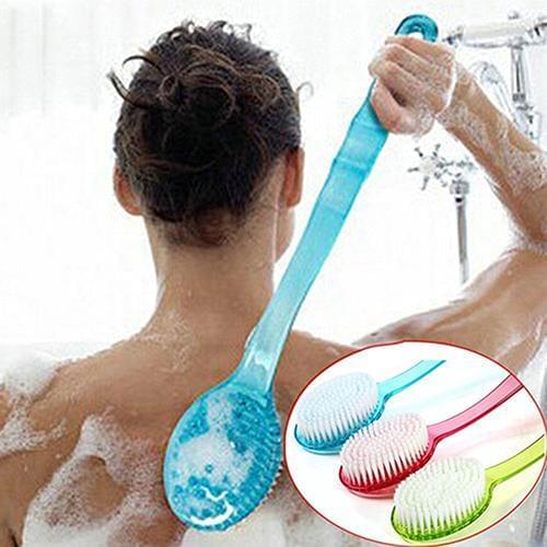 Hot! 1pc Long Handled Body Bath Shower Back Brush Scrubber Massager Skin Cleaning Tool Bathroom Products
