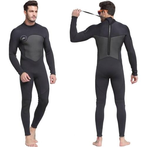 Premium Neoprene 1.5mm Diving Full Suit Long Sleeve Keep Warm One Piece Spring Swimsuit Surfing Snorkeling Scuba Diving Suit