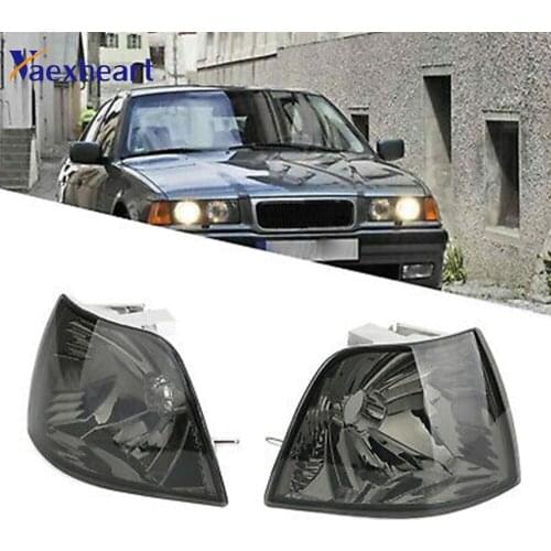 Smoke Corner Lights Parking Lamps PAIR fits For 1992-1998 BMW 3-Series E36 4DR 63138353279 63138353280