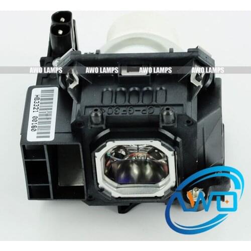 AWO NP15LP Projector Lamp Original NSHA Bulb with Housing for NEC M230X/M260W/M260X/M260XS/M271W/M271X/M300X/M300XG/M311X