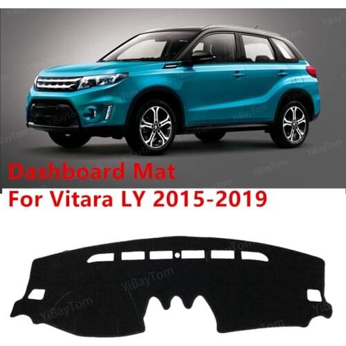 For Suzuki Vitara LY 2015-2019 Anti-Slip Mat Sunshade Dashmat Protect Carpet Dashboard Cover Pad Accessories