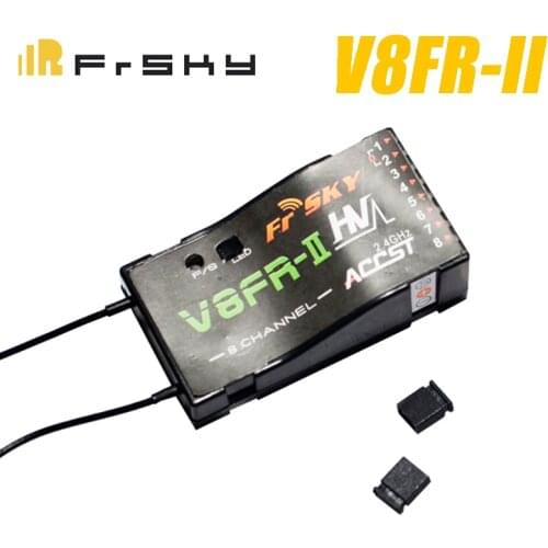FrSky 2.4GHz ACCST D8 Mode V8FR-II 2.4G 8CH Receiver HV Version for Radio Transmitter