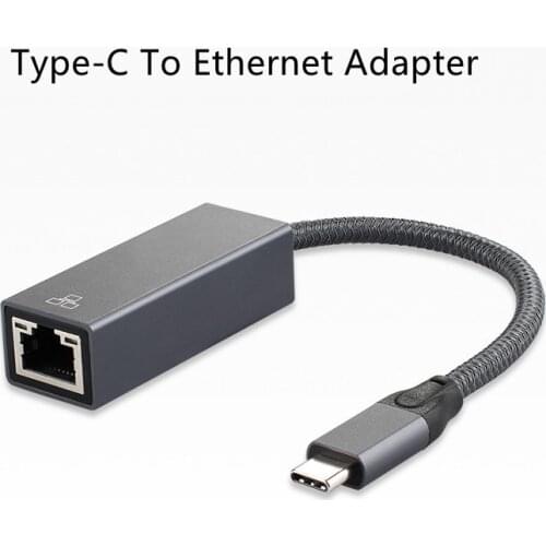 USB C Ethernet USB-C to RJ45 Lan Adapter for MacBook Pro Samsung Galaxy S10/S9/Note20 Type C Network Card USB Ethernet