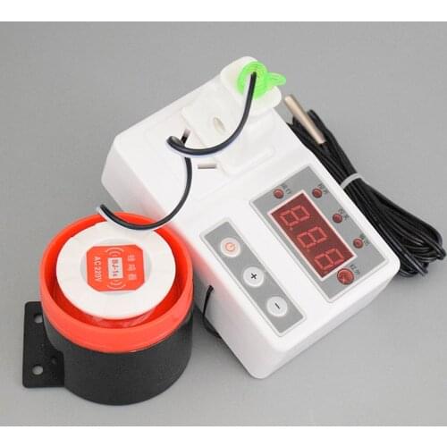 634F Room temperature high decibel alarm Intelligent digital display for breeding High and low temperature adjustable