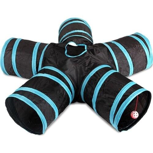 Foldable Pet Cat Tunnel Indoor Outdoor Pet Cat Training Fun Toy for Cat Animal Play Tunnel Tube WY70208