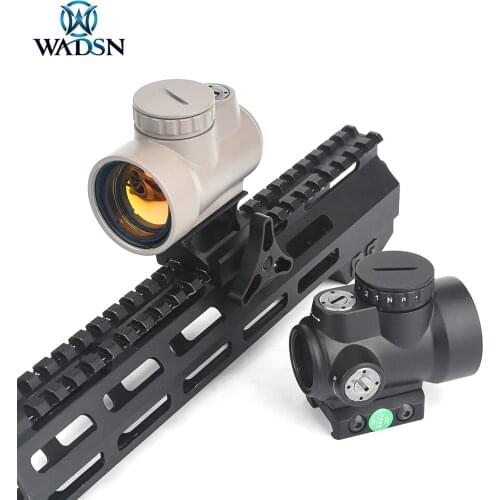 Tactical MRO Red Dot Sight 2.0 MOA Matte Aluminum Hunting Riflescope Reflex Optic Sight with Low High Picatinny Rail Adapter