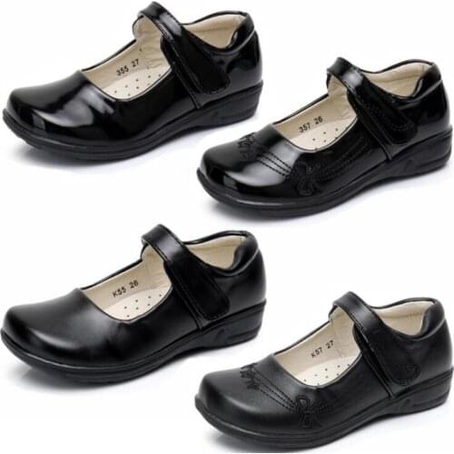 Girls Formal Leather Shoes Primary School Students Shoes Girl Kids Performing Etiquette Spring Autumn Princess Shoes
