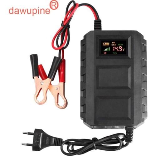 Dawupine 12V 20A Car Battery Charger Lead-acid Battery Smart Charger For Motocycle Truck Water Bottle Dry Battery