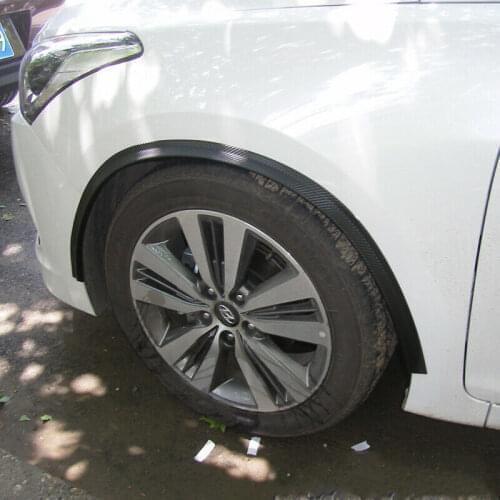 118cm Wheel Eyebrow Arch Decorative Strip Carbon fiber Car Tires Eyebrow for Round Rubber Auto Protective Stickers Fit for CRV