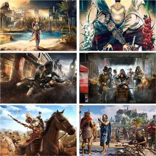 5D DIY Diamond Embroidery Game Full Square/Round Rhinestone Diamond Mosaic Diamond Painting Cross Stitch Kit Art