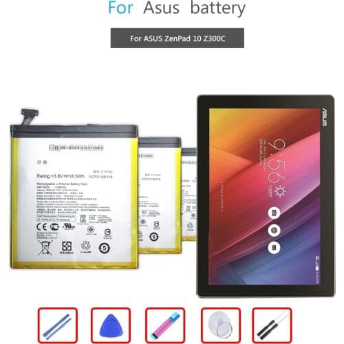 C11P1502 4890mAh Battery for ASUS ZenPad 10 ZenPad10 Z300CG Z300CL P01T Z300M Z300C P023 10.1 + Tools