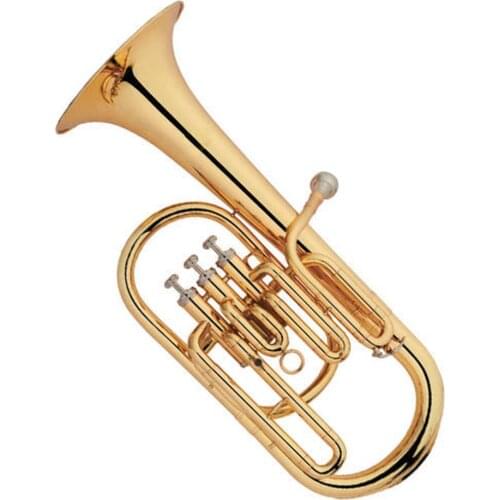Popular grade gold lacquer Tone Bb brass Alto Horn