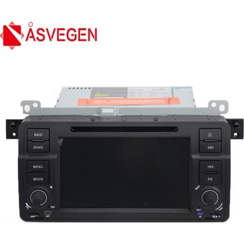 Asvegen 7'' Android 7.1 Quad Core Car GPS Navigation Radio Multimdedia Player For BMW E46 With DVD Player Wifi 4G 3G GPS BT Map